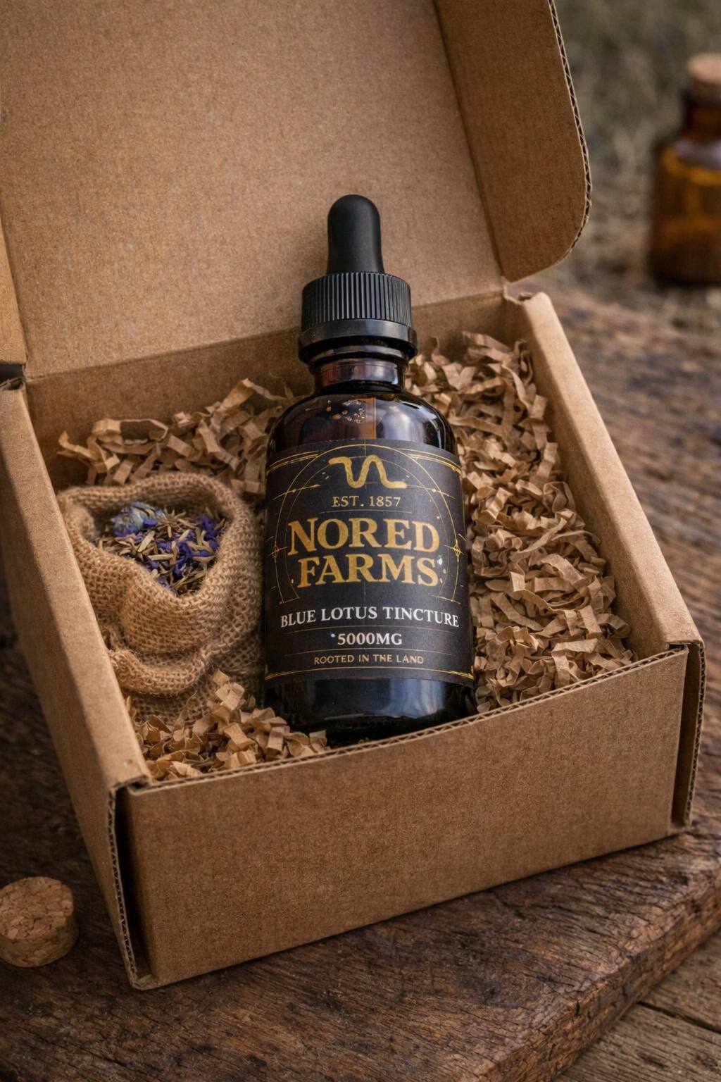 5000mg Blue Lotus Tincture bottle